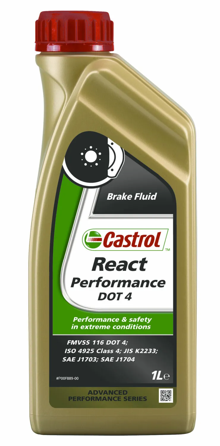 Hot Castrol DOT4 React Performance 1 l Maintenance Technique Voiture