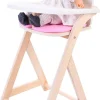 Hot Chaise de poupée Rose/Blanc Poupées Et Peluches