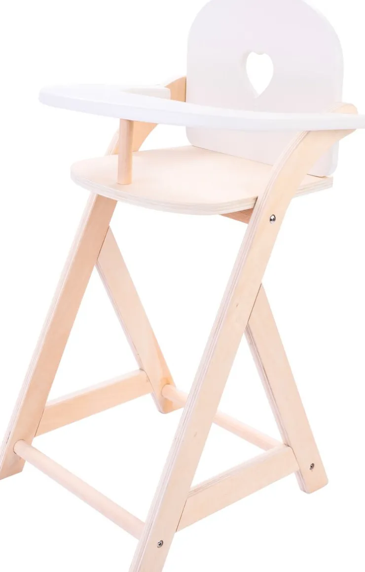 Hot Chaise de poupée Rose/Blanc Poupées Et Peluches