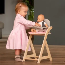 Hot Chaise de poupée Rose/Blanc Poupées Et Peluches
