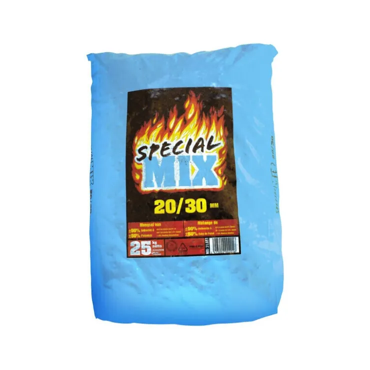 Clearance Charbon Mélange Spécial 20/30 25kg Combustibles