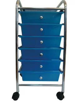 Outlet Chariot avec 6 tiroirs 33 x 39 x 65 cm Chariots De Rangement|Établis Et Systèmes De Rangement