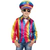 Chemise Disco Arc-en-ciel Garçon - Taille 116 Enfant Déguisements Enfants