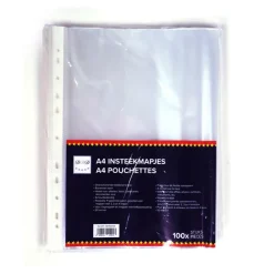 Discount Chemises plastiques A4 glossy 100 pièces Chemises Et Feuilles Intercalaires