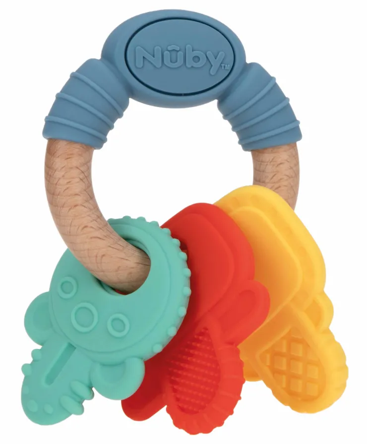 Discount Clés de dentition bois/silicone Anneau De Dentition