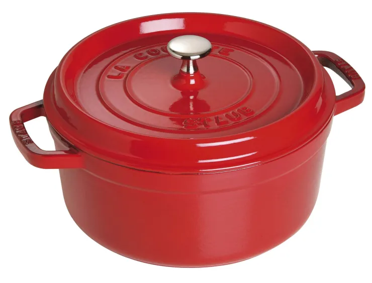 Online Cocotte ronde cérise 24 cm Casseroles Et Poêles