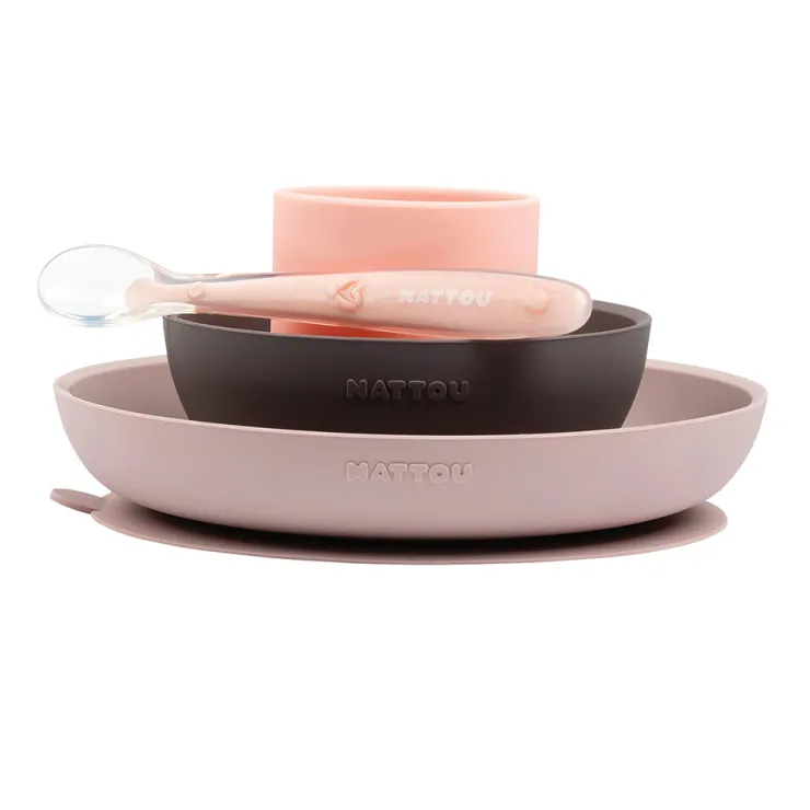 Online Coffret de repas 4pcs Rose/Aubergine Ustensiles De Repas