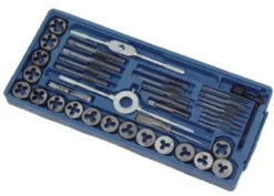 Discount Coffret tarauds et filières 40 pièces Outils De Coupe