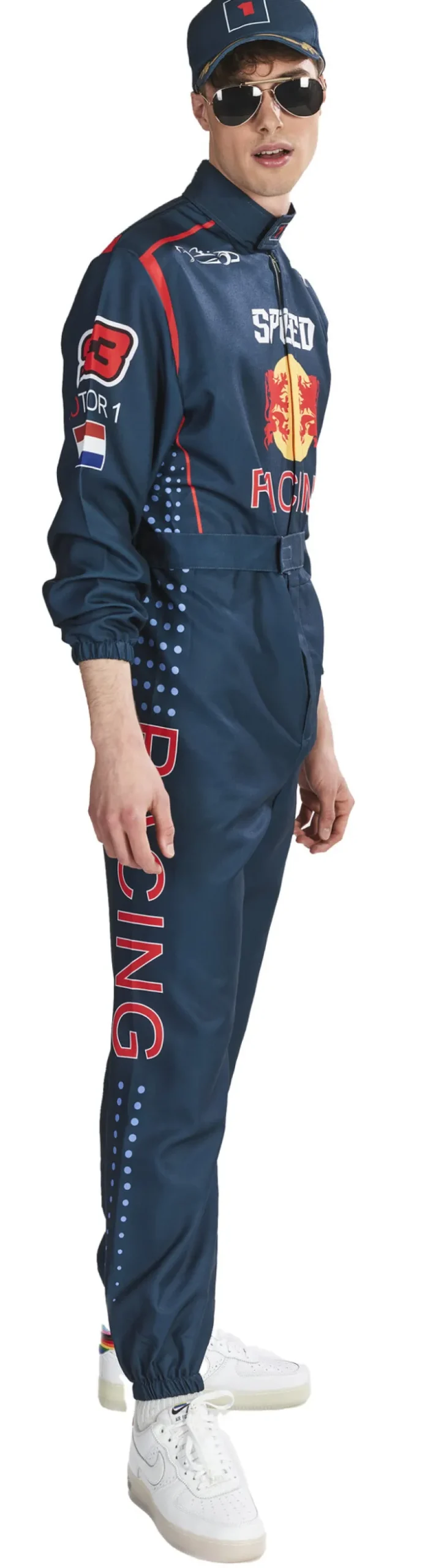 Best Combinaison de course Car Racer - Bleu - Taille 56 Déguisements Adultes