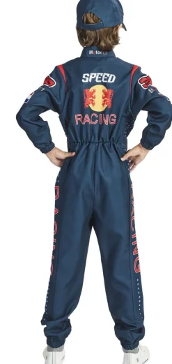 Outlet Combinaison de course Car Racer - Bleu - Taille 164 Enfant Déguisements Enfants