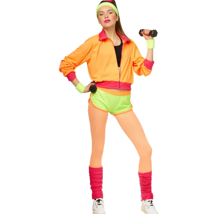 Online Combinaison Fit Girl Fluo - Taille 38 Déguisements Adultes