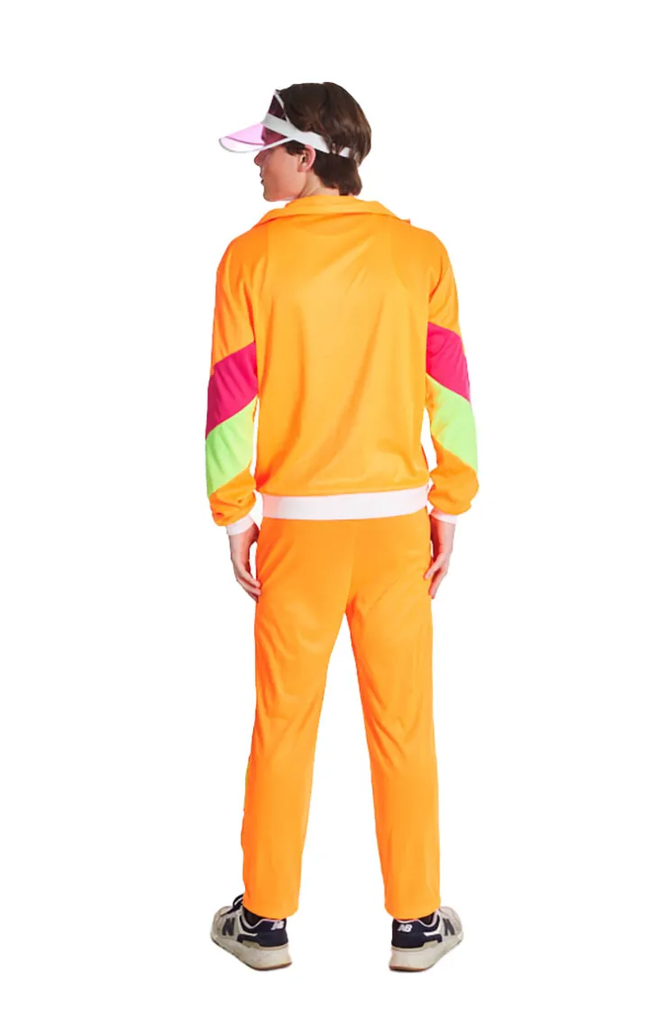 Clearance Combinaison Homme Fluo - Orange/jaune - Taille 50 Déguisements Adultes