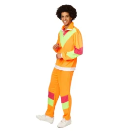 New Combinaison Homme Fluo - Orange/jaune - Taille 52 Déguisements Adultes