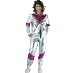 Outlet Combinaison Scarlet Sportif Femme - Argent/Violet - Taille 44/46 Déguisements Adultes