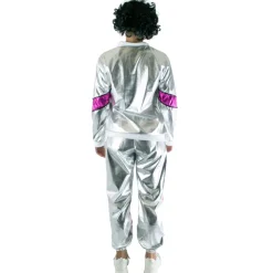 Outlet Combinaison Scarlet Sportif Femme - Argent/Violet - Taille 44/46 Déguisements Adultes