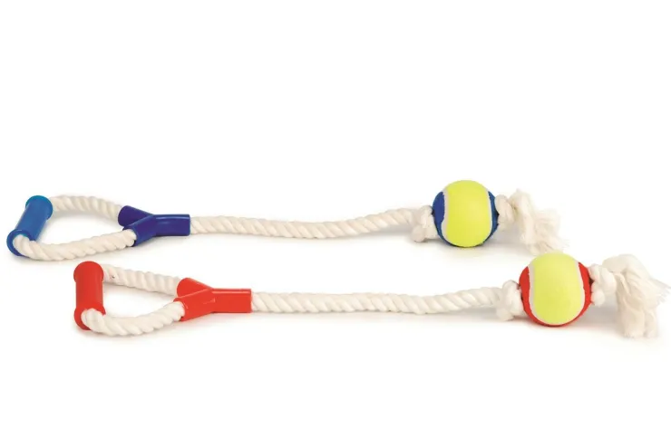 Discount Corde en coton balle de tennis 60 cm Jouets