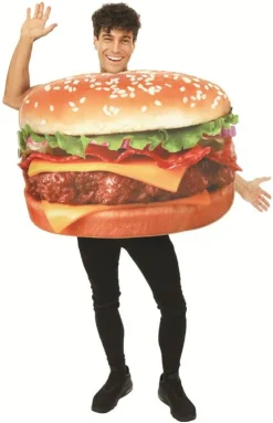 Best Costume adulte hamburger - mousse - taille unique Déguisements Adultes