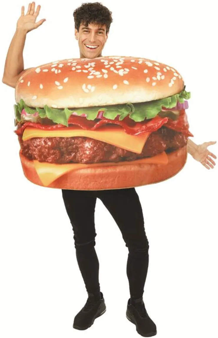 Best Costume adulte hamburger - mousse - taille unique Déguisements Adultes