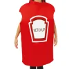 New Costume adulte ketchup - mousse - taille unique Déguisements Adultes