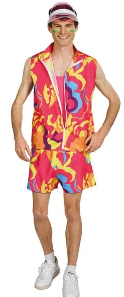 Best Costume fluo Beach Boy - Maat 52 Déguisements Adultes