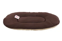 Coussin beige / brun 80 x 55 x 9 cm Dormir Confortablement