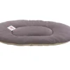 Hot Coussin beige / gris 90 x 60 x 9 cm Dormir Confortablement