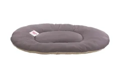 Hot Coussin beige / gris 90 x 60 x 9 cm Dormir Confortablement