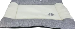 Hot Coussin blanc/gris 61x44x5cm Dormir Confortablement