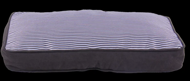Outlet Coussin gris rayé 90 x 59 x 8 cm Dormir Confortablement