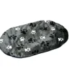 Sale Coussin ovale gris pattes 105 x 65 x 5 cm Dormir Confortablement