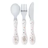 Online Couverts enfants inox (3 pc) - Tiny Farmer Mouton & Oie, Blanc Ustensiles De Repas