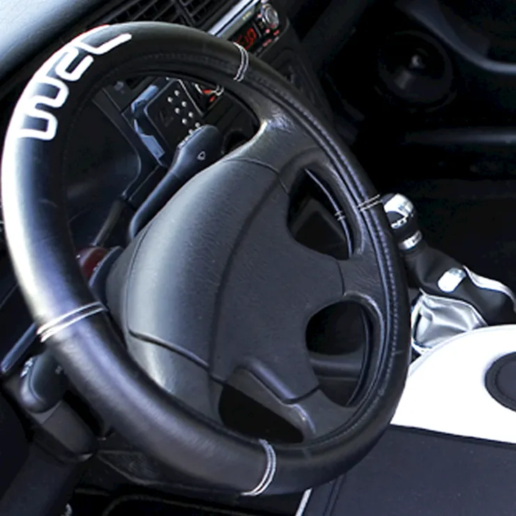 Hot Couvre volant noir Couvre Volant