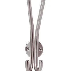 Discount Crochet double 150 mm inox Porte Manteau|Décoration Murale