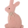 Discount Décoration lapin en bois sur pattes rose 29cm Décoration De Pâques