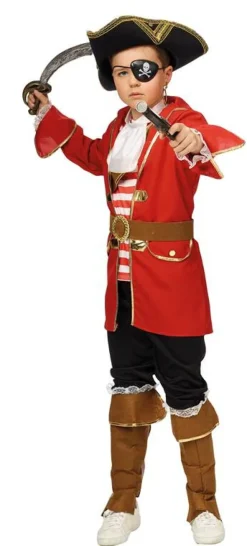 Best Déguisement Capitaine Pirate - Taille 128 Enfant Déguisements Enfants