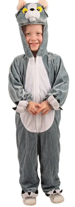 Outlet Déguisement Chat - Gris - Taille 128 Enfant Déguisements Enfants