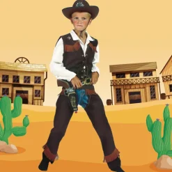 Hot Déguisement Cow-boy Chaps - Taille 116 Enfant Déguisements Enfants
