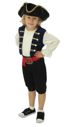 Clearance Déguisement de pirate avec chapeau garçon - 3 pièces - Bleu - 3-4 ans Enfant Déguisements Enfants
