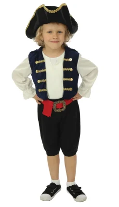 Online Déguisement de pirate avec chapeau garçon - 3 pièces - Bleu - 10-12 ans Enfant Déguisements Enfants