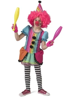 Déguisement enfant Clown arc-en-ciel Fille - Taille 116 Enfant Déguisements Enfants