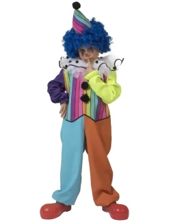 Clearance Déguisement enfant Rainbow Clown Garçon - Taille 128 Enfant Déguisements Enfants