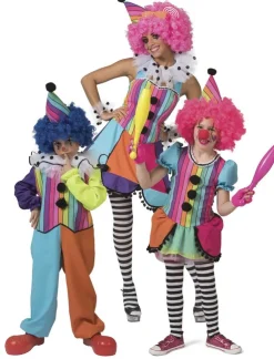 Clearance Déguisement enfant Rainbow Clown Garçon - Taille 128 Enfant Déguisements Enfants