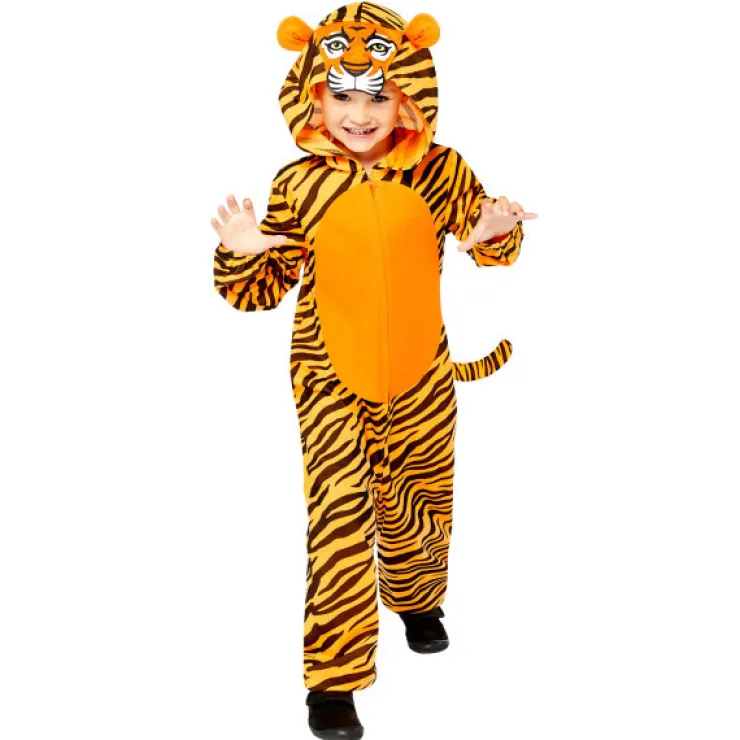 Outlet Déguisement enfant Tigre Onesie - 8-10 ans Enfant Déguisements Enfants