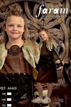 Hot Déguisement Enfant Viking Garçon - Taille 128 Enfant Déguisements Enfants