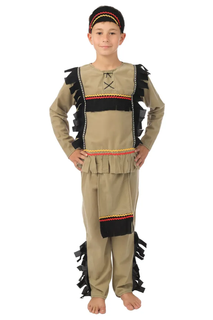 Outlet Déguisement Indien - 7-9 jaar Enfant Déguisements Enfants
