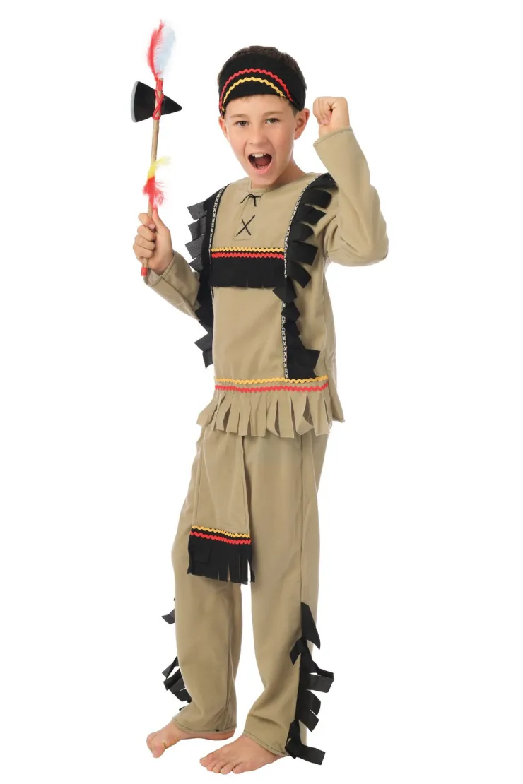 Outlet Déguisement Indien - 7-9 jaar Enfant Déguisements Enfants