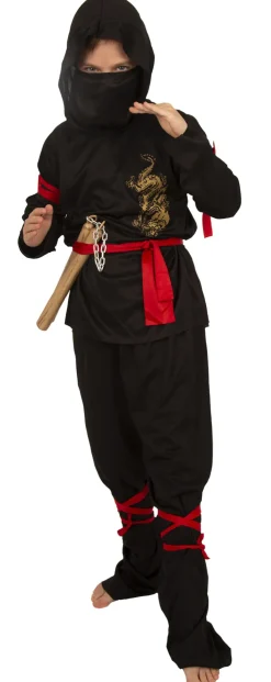 Sale Déguisement Ninja Golden Dragon - Taille 116 Enfant Déguisements Enfants