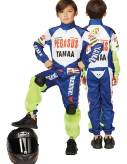 Hot Déguisement Pilote Moto Enfant - Taille 128 Enfant Déguisements Enfants