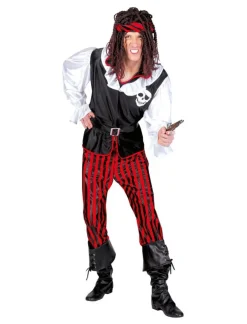 Clearance Déguisement Pirate Cœur Noir - Taille 48/50 Déguisements Adultes