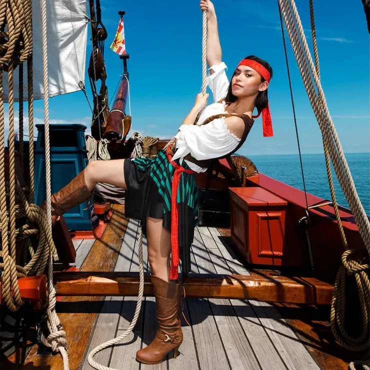 Best Déguisement Pirate Storm - Taille 40-42 Déguisements Adultes